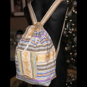 New Large Mexican chic bohemian backpack